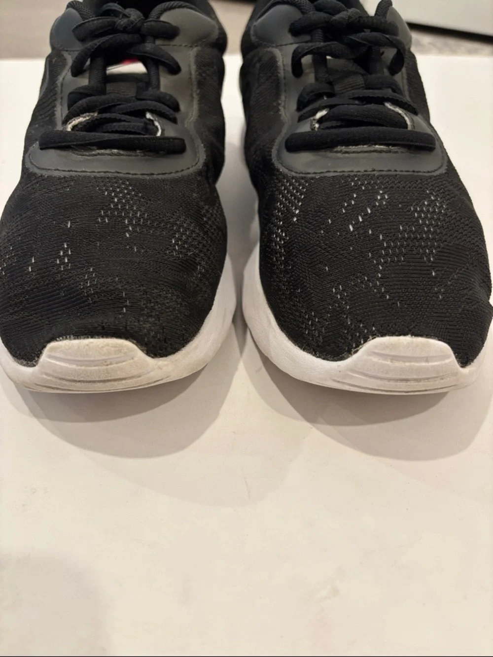 Nike Black Lace Sneakers with Pink Insoles - Picture 14 of 14